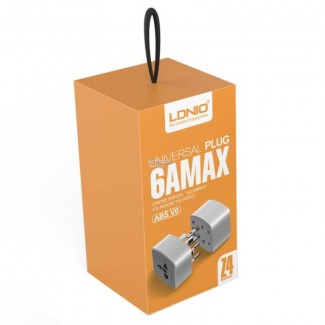 LDNIO Z4 Universal Travel Plug Adapter with UK, EU, US/AU Sockets, 6A, Fireproof Price in Pakistan | LAPTAB
