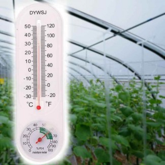 Indoor Outdoor Wall Hung Thermometer with Humidity, Celsius & Fahrenheit Readings Price in Pakistan | LAPTAB