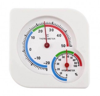 Indoor Outdoor Thermometer Hygrometer with Color Comfort Indicator and Wall Mount Hook Price in Pakistan | LAPTAB