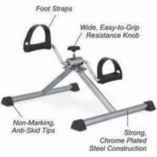 Mini Exercise Cycle Portable Pedal Bike for Hands and Feet with Slip-Resistant Grips Price in Pakistan | LAPTAB