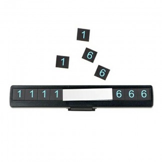Car Luminous Temporary Parking Phone Number Plate with Adjustable Angle and Privacy Protection Price in Pakistan | LAPTAB