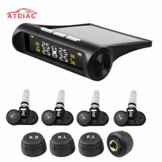 Tire Pressure Monitor System with Temperature Gauge, Solar Powered, Wireless Sensors Price in Pakistan | LAPTAB