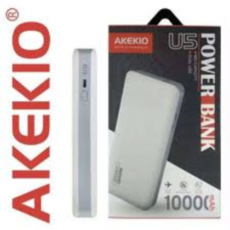 Akekio U5 10000mAh Powerbank Lightweight Portable Charger for iPhone Samsung Tablets Price in Pakistan | LAPTAB