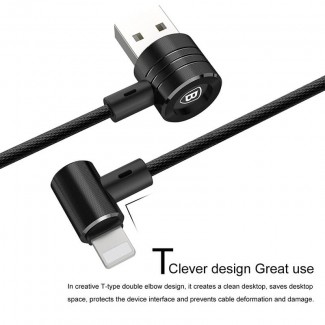 Baseus 2 in 1 Magnetic Micro USB Cable with T-Type Double Elbow for Android and iOS Price in Pakistan | LAPTAB