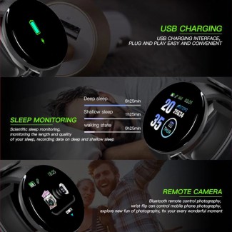 D18 Fitness Bracelet Smart Band with Heart Rate, Blood Pressure, Sleep, and Activity Tracking Price in Pakistan | LAPTAB