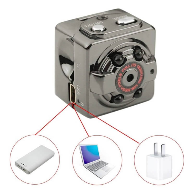 SQ8 HD Camera with Night Vision, Motion Detection, TV Out, and 100-Min Battery Price in Pakistan | LAPTAB