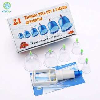 6pcs Hijama Cups Chinese Vacuum Cupping kit