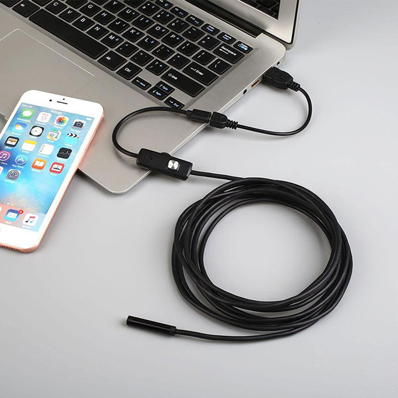 11.5 Feet Waterproof Endoscope Camera with 6 LED Lights for Android and PC Price in Pakistan | LAPTAB