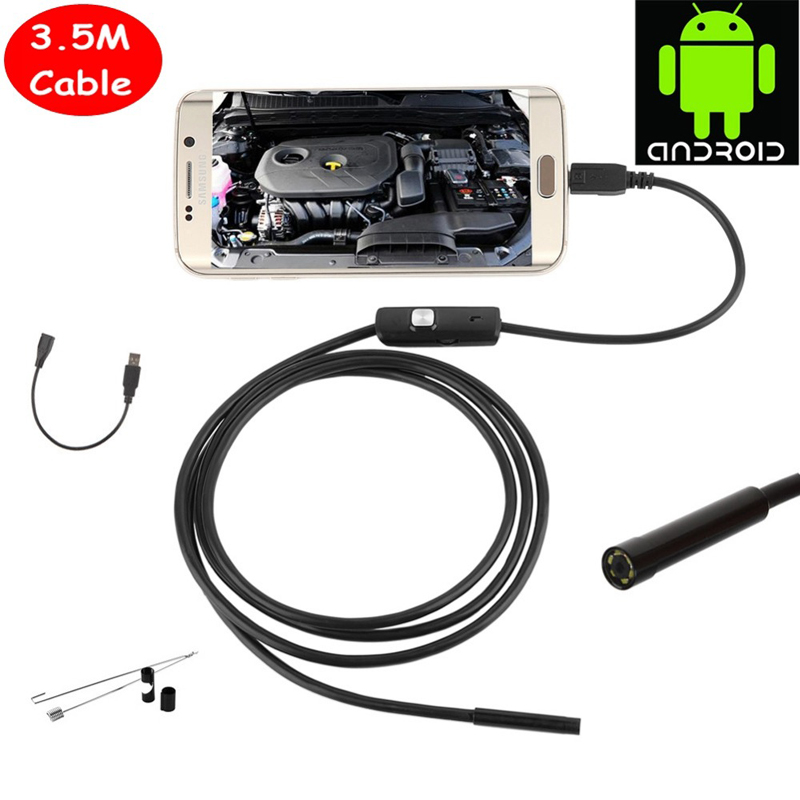 11.5 Feet Waterproof Endoscope Camera with 6 LED Lights for Android and PC Price in Pakistan | LAPTAB