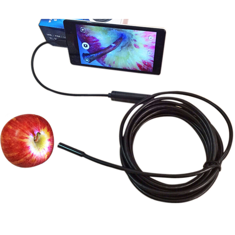 11.5 Feet Waterproof Endoscope Camera with 6 LED Lights for Android and PC Price in Pakistan | LAPTAB