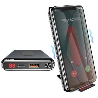 Wireless Powerbank With Digital Display 10000mah-Baseus