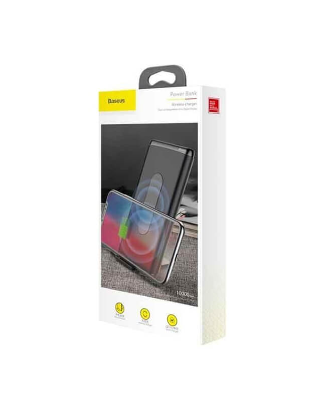 Baseus Wireless Powerbank 10000mAh with Digital Display, Stand, PD & QC 3.0 Price in Pakistan | LAPTAB