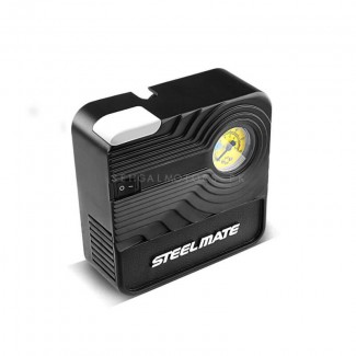 Steel Mate Portable Air Compressor with 3 Nozzle Adapters, LED Light, 10ft Cord Price in Pakistan | LAPTAB