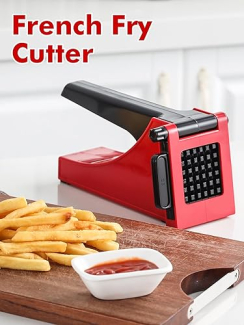 Stainless Steel French Fries Cutter with Long Handle and Sharp Blades, Dishwasher Safe Price in Pakistan | LAPTAB