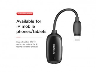 Baseus L51 3-in-1 iP Male to Dual iP & 3.5mm Female Adapter for Apple Devices Price in Pakistan | LAPTAB