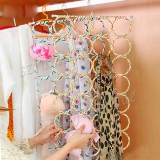 Super Z Outlet 28-Slot Scarf and Tie Organizer Holder for Closet Storage Price in Pakistan | LAPTAB
