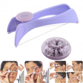 Pack of 4 Beauty Tools: Nose Shaper Clip, Eyebrow Mold, Hair Threading Kit, Scissor Comb Price in Pakistan | LAPTAB