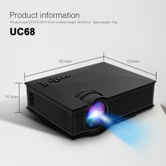 UNIC Mini Projector UC68 WiFi 1800 Lumens with Built-In WiFi and Miracast Support Price in Pakistan | LAPTAB