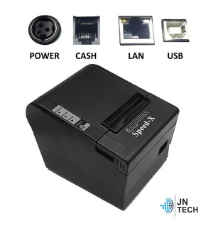 Speed-X 200 Plus Thermal Receipt Printer USB and LAN, 300mm/s Printing Speed Price in Pakistan | LAPTAB