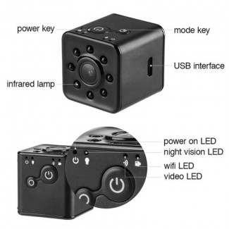 SQ13 HD 1080P Car DVR Camera with 3MP, Night Vision, 155? Wide-Angle, WiFi App Control Price in Pakistan | LAPTAB