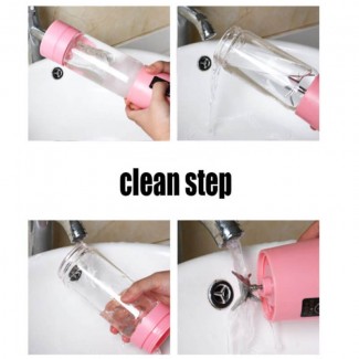 6 Blade 400ml USB Rechargeable Mini Juicer with Dishwasher Price in Pakistan | LAPTAB