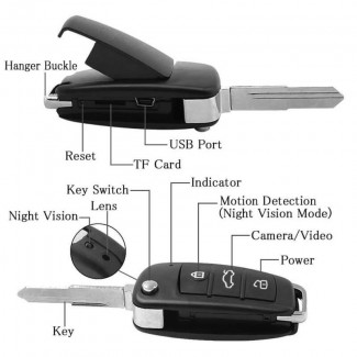 Car Keychain Camera S820 with 1080P HD, Night Vision, Motion Detection, 120-Min Battery Price in Pakistan | LAPTAB
