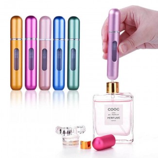 Pack of 2 Refillable 5ml Aluminum Mini Perfume Spray Bottles for Travel Price in Pakistan | LAPTAB