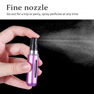 Pack of 2 Refillable 5ml Aluminum Mini Perfume Spray Bottles for Travel Price in Pakistan | LAPTAB