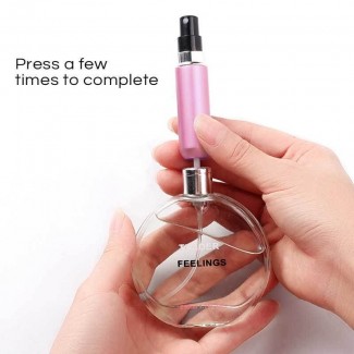 Pack of 2 Refillable 5ml Aluminum Mini Perfume Spray Bottles for Travel Price in Pakistan | LAPTAB