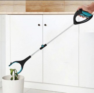 Curved Handle Long Trash Clamps Grabber Tool with 90? Swivel Head and Rubber Tips Price in Pakistan | LAPTAB