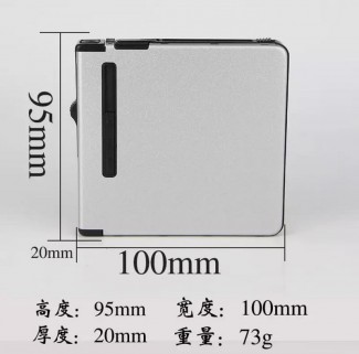 Metal 12 Pcs Cigarette Storage Box with Windproof Jet Flame Lighter for Outdoor Use Price in Pakistan | LAPTAB