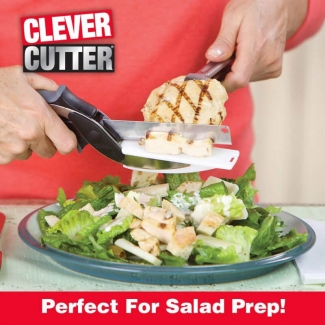 Clever Cutter 2-in-1 Knife and Cutting Board with Stainless Steel Blade and Safety Latch Price in Pakistan | LAPTAB