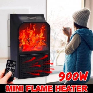 900W Electric Flame Heater with LED Display, Remote Control, Auto Shut-Off, 2 Speeds Price in Pakistan | LAPTAB