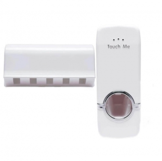 Toothpaste Dispenser with Holder for 5 Toothbrushes, Hands-Free, No Batteries Needed Price in Pakistan | LAPTAB