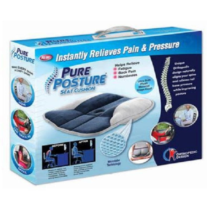Pure Postre Car Seat Cushion for Joint Alignment and Back Pain Relief