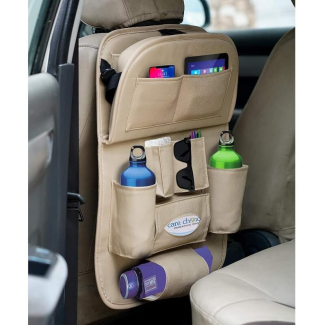 Car Seat Organiser with 8 Pockets, Foldable Tray Table, Tablet Holder, PU Leather Price in Pakistan | LAPTAB
