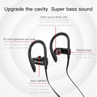 Ear Sport Super Bass Wired Earphones with Mic, Lightweight Comfort & Noise Isolation Price in Pakistan | LAPTAB