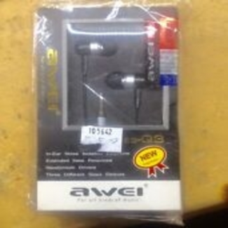 Awei ES-Q3 Black Wired In-Ear Earphones with Noise Isolation and Bass Price in Pakistan | LAPTAB