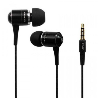Awei ES Q7 In-Ear Earphones with Sozy Earbuds, 3.5mm Jack, Mic, Noise Isolation
