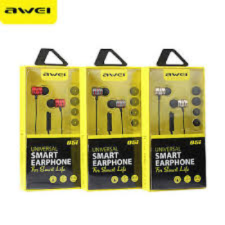 Awei Steel Series Q5i Metal Stereo Earphones with Mic, Lightweight and Ergonomic Design Price in Pakistan | LAPTAB