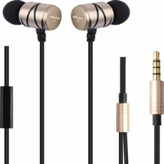 Awei Steel Series Q5i Metal Stereo Earphones with Mic, Lightweight and Ergonomic Design Price in Pakistan | LAPTAB