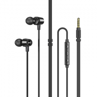 Awei L1 Wired Earphone with Built-in Microphone, Lightweight Ergonomic Design, Wired Control