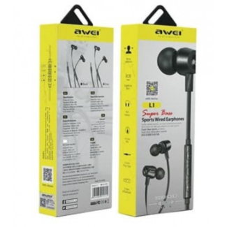 Awei L1 Wired Earphone with Built-in Microphone, Lightweight Ergonomic Design, Wired Control Price in Pakistan | LAPTAB