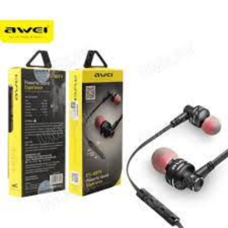 Awei PC1 In-Ear Earphones with HiFi Stereo, Noise Isolation, Mic, 3.5mm Plug Price in Pakistan | LAPTAB