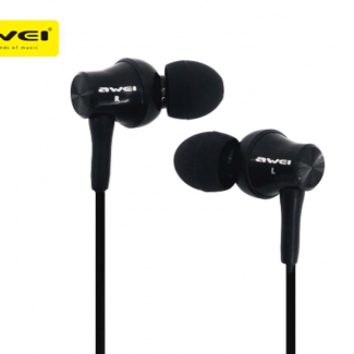 Awei PC1 In-Ear Earphones with HiFi Stereo, Noise Isolation, Mic, 3.5mm Plug Price in Pakistan | LAPTAB