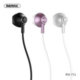 REMAX RM-711 Wired Earphones with Microphone, Lightweight and Ergonomic Design for Calls and Music Price in Pakistan | LAPTAB