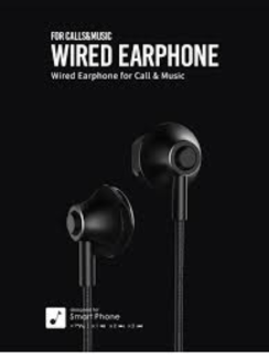 REMAX RM-711 Wired Earphones with Microphone, Lightweight and Ergonomic Design for Calls and Music