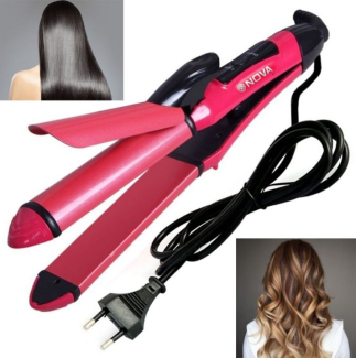 Dual-Use Hair Curler, Electric Hair Straightening Machine