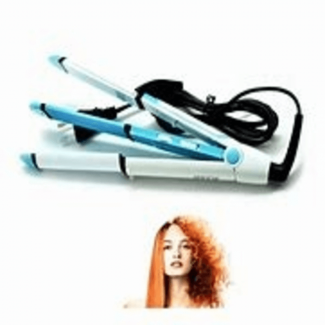Pro Gemei Hair Straightener and Curler with Ceramic Plates and Rapid Heat Technology Price in Pakistan | LAPTAB