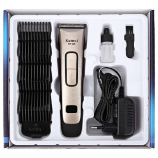 Kemei KM-236 Rechargeable Professional Barber Hair Clipper with 5 Ceramic Heads and 40-Minute Runtime Price in Pakistan | LAPTAB